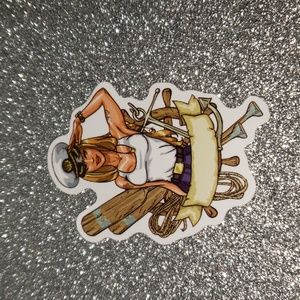 PIN-UP RETRO Waterproof Sticker